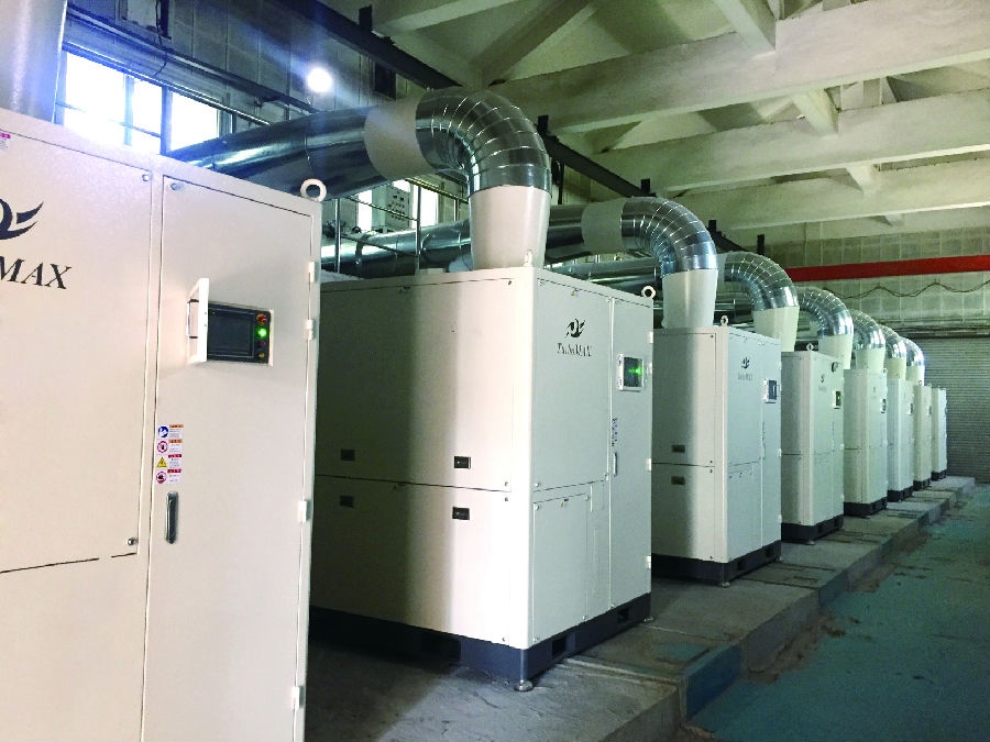 哈尔滨市政污水项目，数量8台，日产能10万m³日